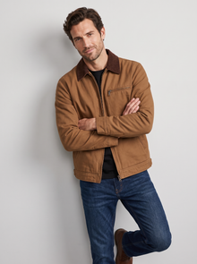 Men's Barn Jacket brown front