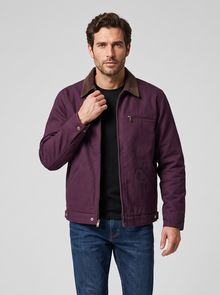 Men's Barn Jacket purple front