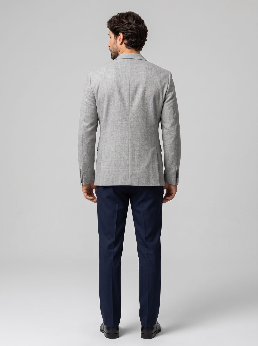 Men's Tailored Blazer light grey front