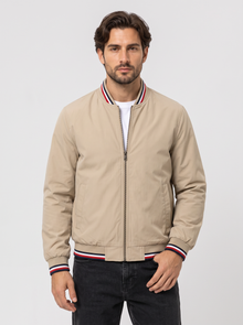 Men's Bomber Jacket beige front