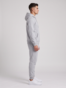 Men's Tracksuit Set – Hoodie & Joggers Two Piece in Grey – side view