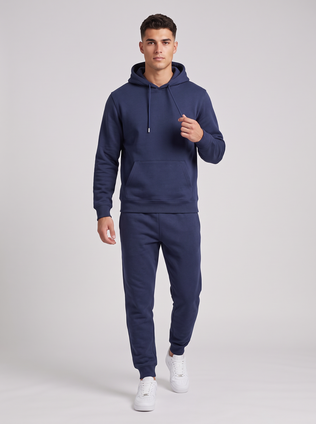 Men's Tracksuit Set – Hoodie & Joggers Two Piece in Navy