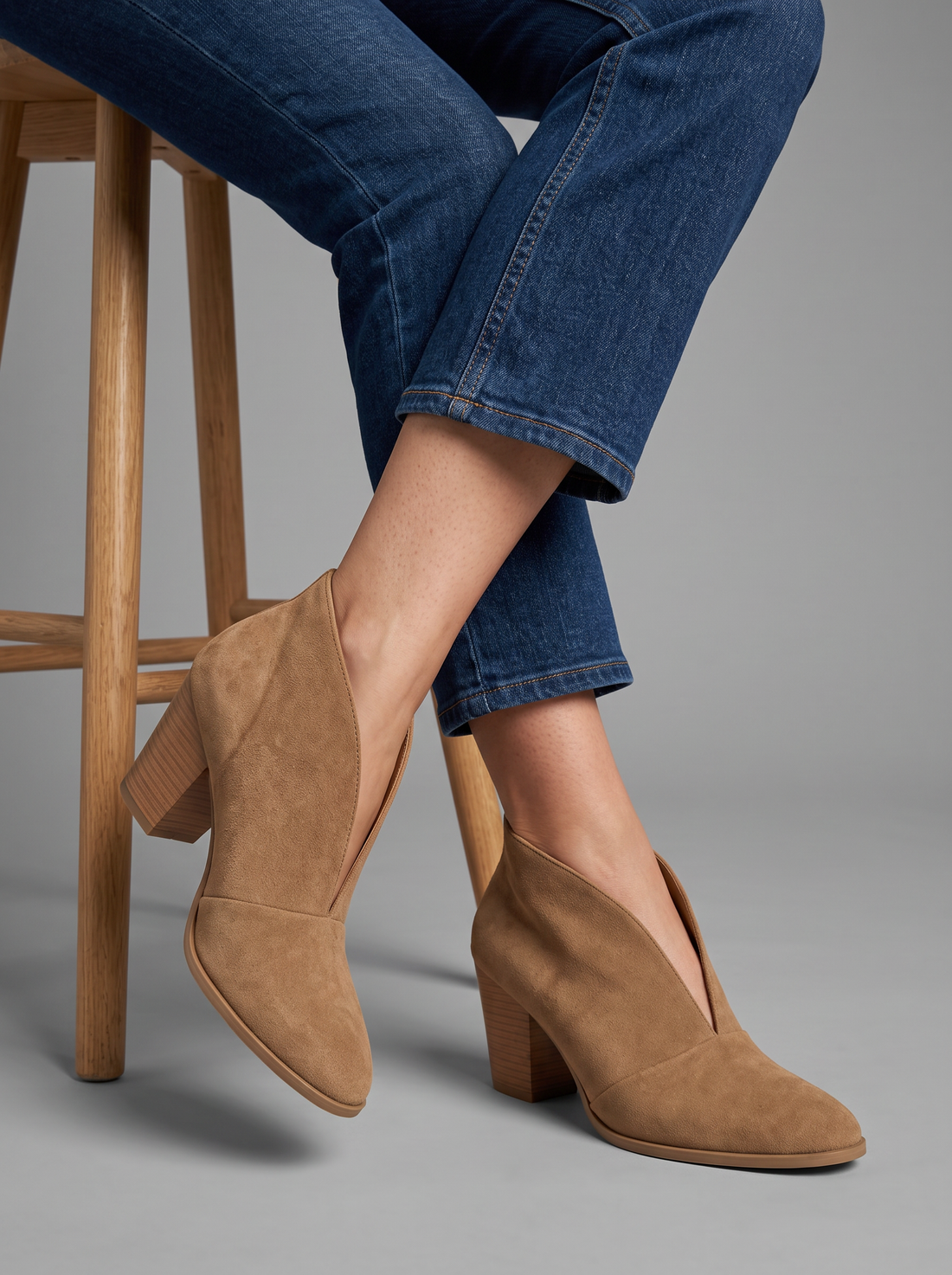 Women's Ankle Boots in Camel