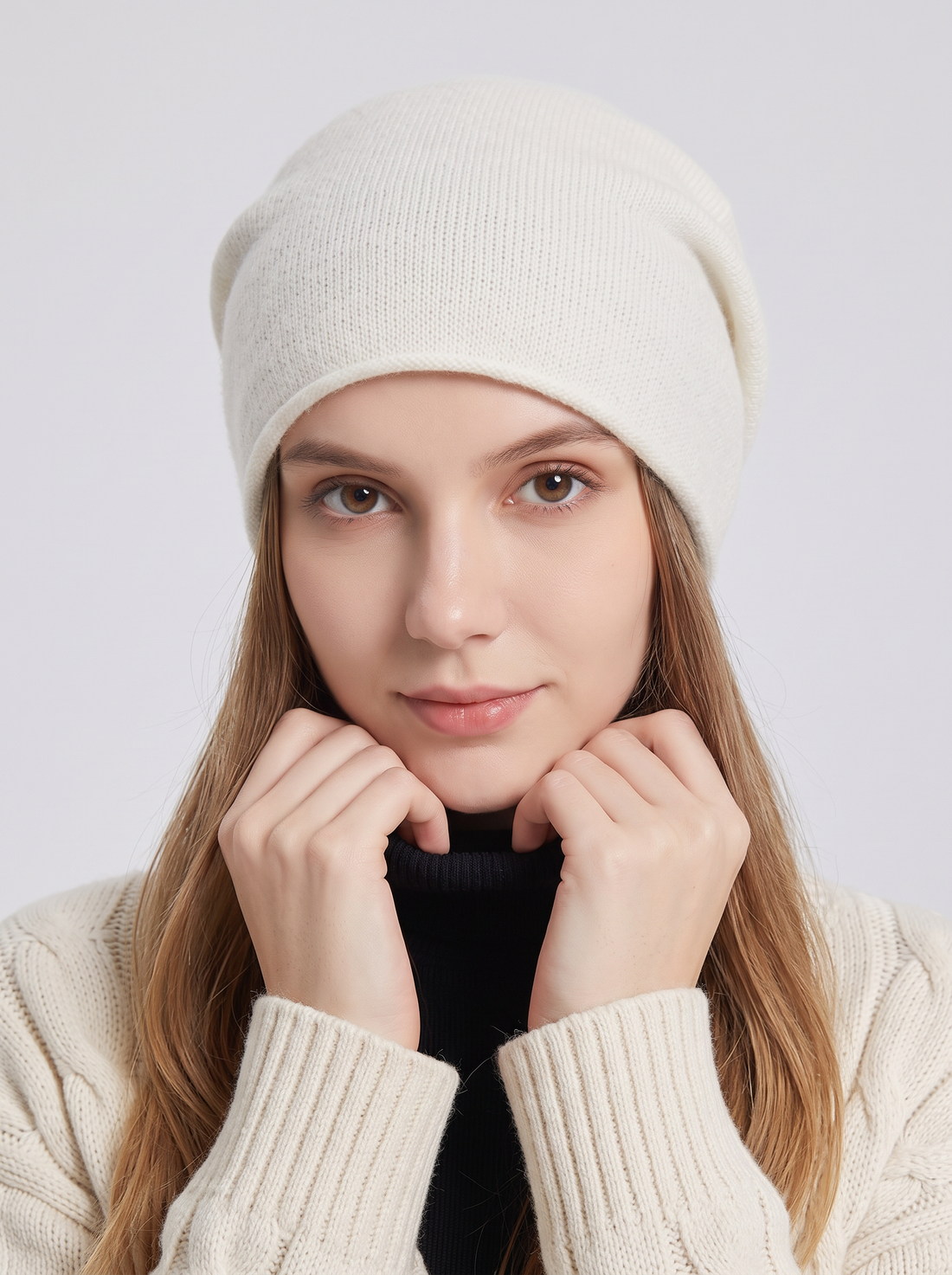 Women's Beanie in White
