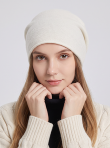 Women's Beanie in White