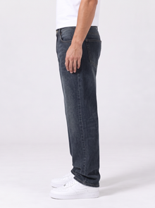 Men's Jeans in Navy – side view