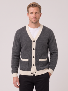 Men's Cardigan in Grey