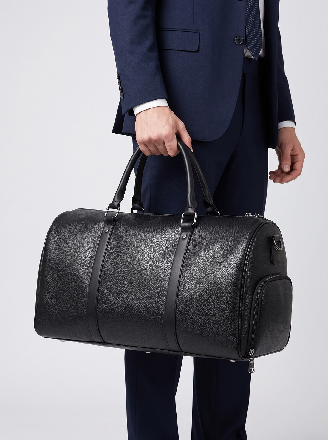 Duffel Bag in Black – front view
