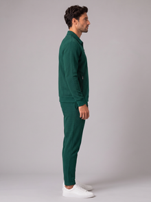 Men's Tracksuit Set in Green – side view
