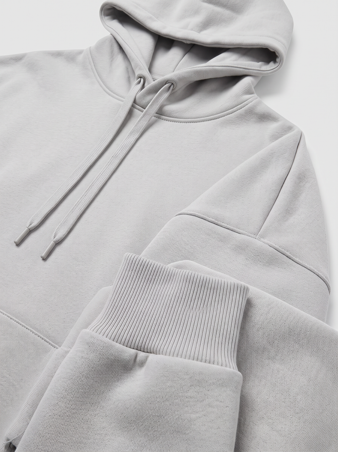 Men's Tracksuit Set – hood and ribbed cuff close-up