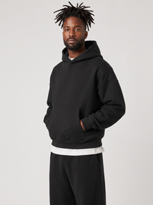 Men's Tracksuit Set Hoodie and Joggers in Black