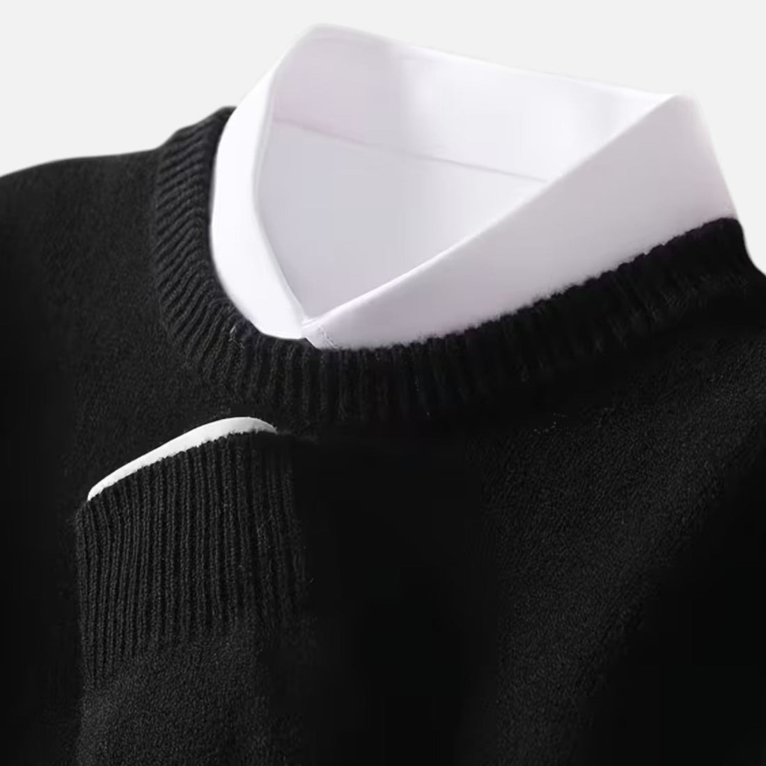 Men’s Crew Neck Knit Sweater