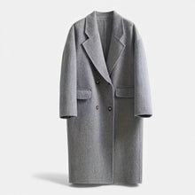 Women's Wool-Blend Double Pocket Winter Coat