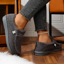 Women's Teddy Fleece Slippers in Grey