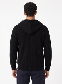 Men's Hooded Cardigan – Button Up Knit Cardigan with Pockets